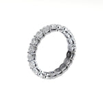Diamond Eternity Ring with Basket Setting (2 ctw)