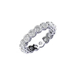 Diamond Eternity Ring With Basket Setting ( 3 ctw. )