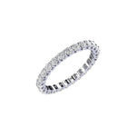 Diamond Eternity Wedding Band with U Setting ( 1 ctw. )