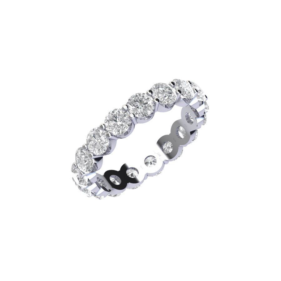 Diamond Eternity Ring With V-cut Setting ( 3 ctw. )