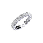 Diamond Eternity Ring With V-cut Setting ( 3 ctw. )