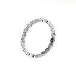 Diamond Eternity Wedding Band with Shared Prong Setting ( 1 ctw. )