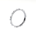 Baguette and Round Diamond Eternity Ring