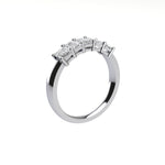 Five Stone Emerald Cut Diamond Ring With Basket Setting ( 1 ctw.)