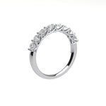 Eight Stone Round Brilliant Diamond Ring with Trellis Setting ( 1 ctw. )