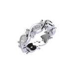 Lovisa Marquise Diamond Scroll Eternity Ring