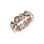Lumia Infinity Scroll Lab Diamond Eternity Ring