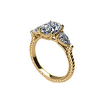 Atalya Moissanite Engagement Ring Online