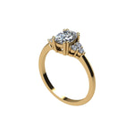 Olivia Moissanite Engagement Ring