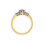 Olivia Moissanite Engagement Ring