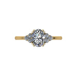 Olivia Moissanite Engagement Ring