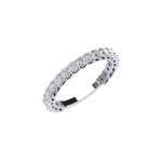 Three Quarter Lab Grown Diamond Eternity Ring with Basket Setting