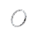Three Quarter Lab Grown Pear Diamond Eternity Ring