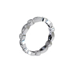 Pianna Diamond Eternity Ring with Milgrain