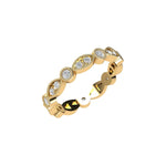 Pianna Diamond Eternity Ring with Milgrain