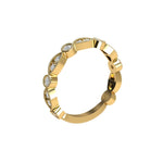 Three Quarter Pianna Diamond Eternity Ring with Milgrain Media
