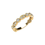 Three Quarter Pianna Diamond Eternity Ring with Milgrain Media