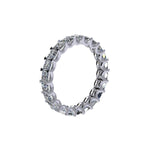 Princess Cut Diamond Eternity Ring With U Setting ( 3 ctw. )