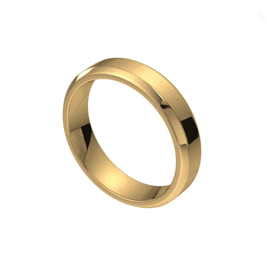 Beveled Edge Comfort Fit Band