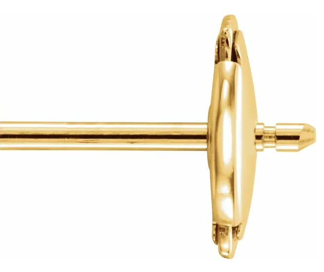 Diamond Flower Stud Earrings