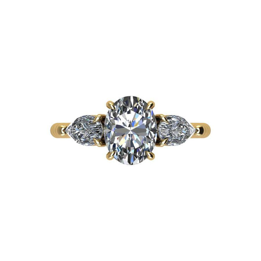 Atalya Moissanite Engagement Ring Online