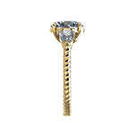 Atalya Moissanite Engagement Ring Online