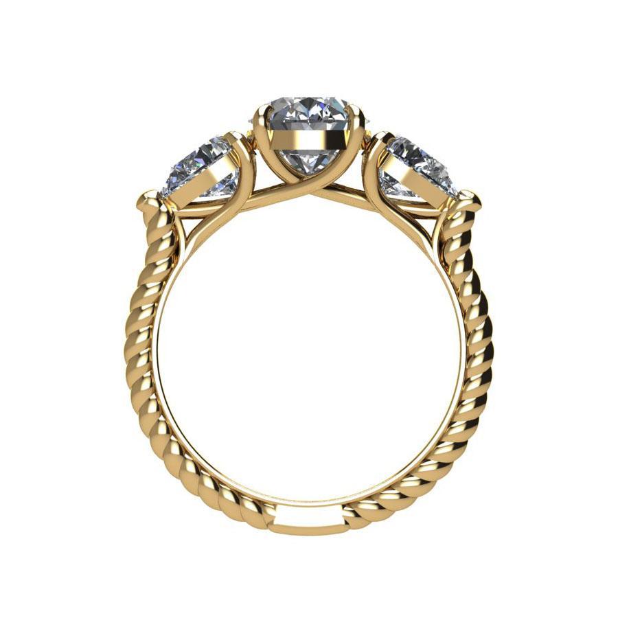 Atalya Moissanite Engagement Ring Online