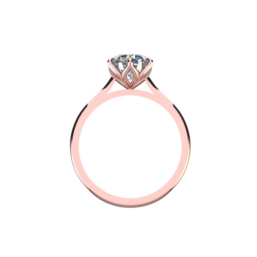 Azusa Moissanite Engagement Ring