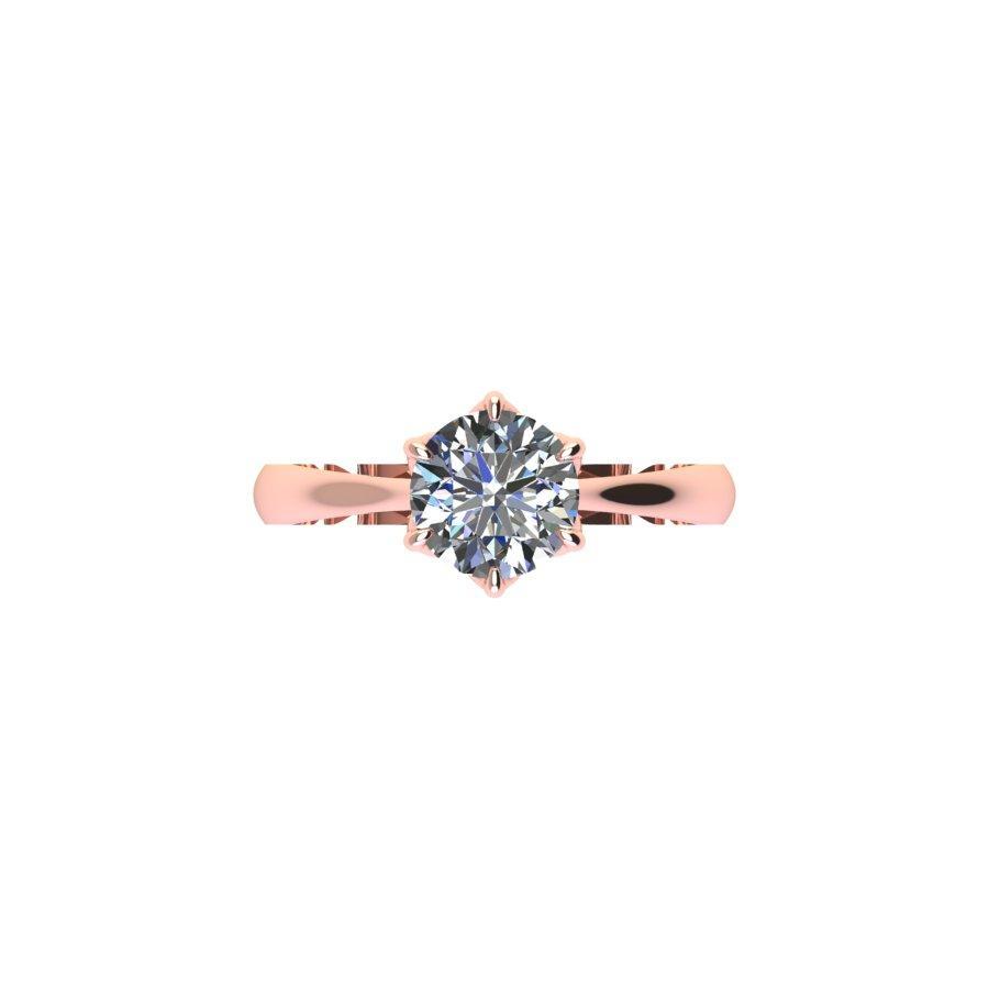 Azusa Moissanite Engagement Ring