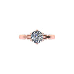 Azusa Moissanite Engagement Ring