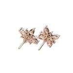 Diamond Flower Earrings