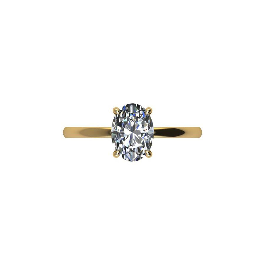 Jaya Moissanite Engagement Ring