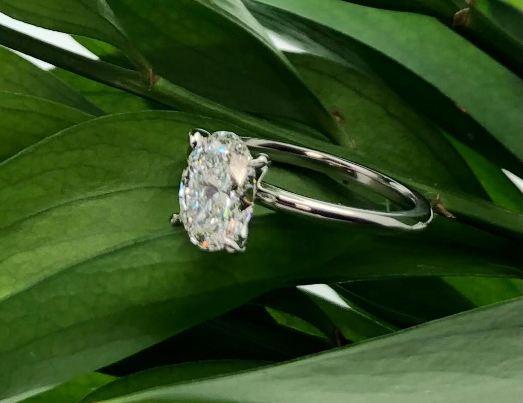 Thalia Lab Diamond Engagement Ring