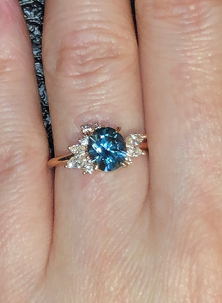Reya Moissanite Engagement Ring