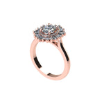 Vintage Cluster Engagement Ring Vancouver