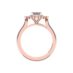 Vintage Cluster Engagement Ring Vancouver