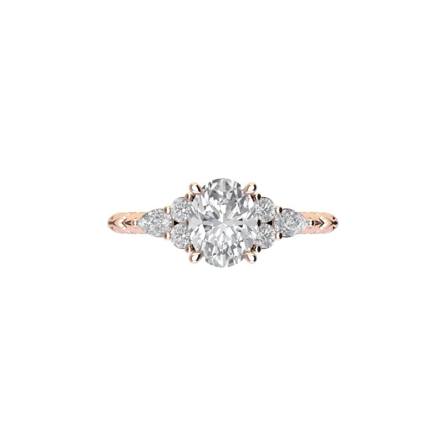 Oona Moissanite Engagement Ring