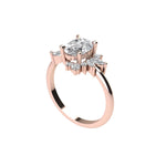 Reya Moissanite Engagement Ring