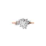 Reya Moissanite Engagement Ring