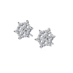 Diamond Snowflake Earrings