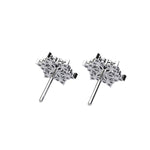 Diamond Snowflake Earrings