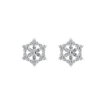 Diamond Snowflake Earrings