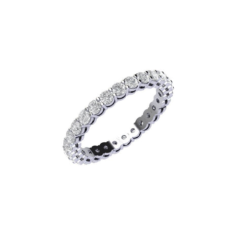 Diamond Eternity Ring with Basket Setting (1 ctw)
