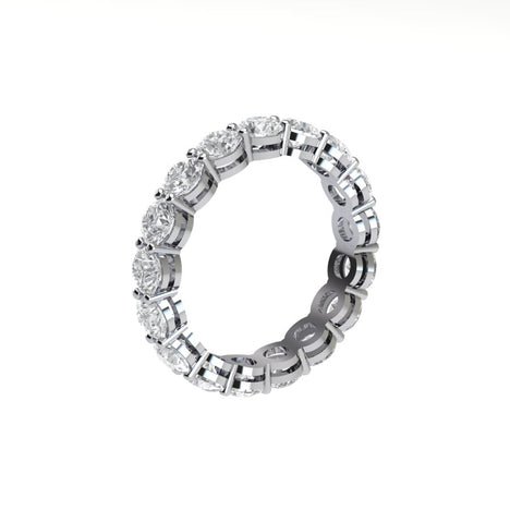 Diamond Eternity Ring With Basket Setting ( 3 ctw. )