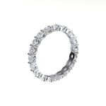 Diamond Eternity Ring with V-cut Setting ( 2 ctw. )