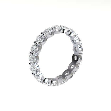Diamond Eternity Ring With V-cut Setting ( 3 ctw. )
