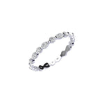 Pear and Round Diamond Eternity Ring ( 1 ctw. )