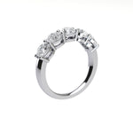 Five Stone Lab-Grown Round Brilliant Diamond Ring with Basket Setting ( 2 ctw. )