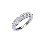 Five Stone Cushion Cut Diamond Ring With Basket Setting ( 2 ctw.)