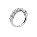 Eight Stone Oval Cut Diamond Ring With Basket Setting ( 2 ctw. )